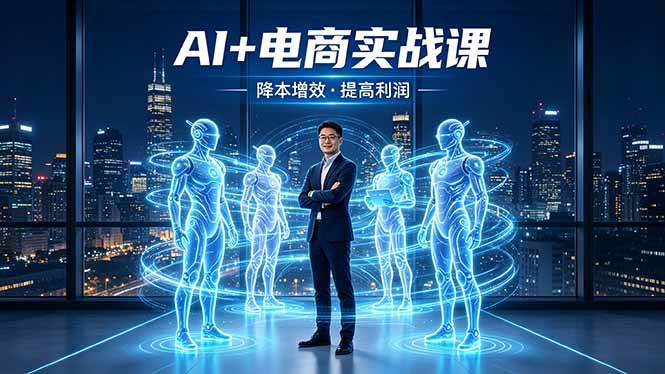 (5.6)AI+电商实战课，1人+N个AI 智能体，把SOP变AI员工，实现降本增效提高利润